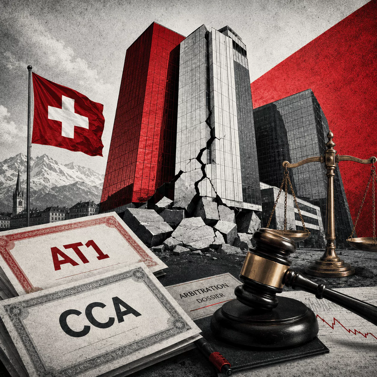 Arbitrator finds Credit Suisse write-down trigger never fired
